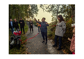 Offisiell åpning av "Rotarystien"